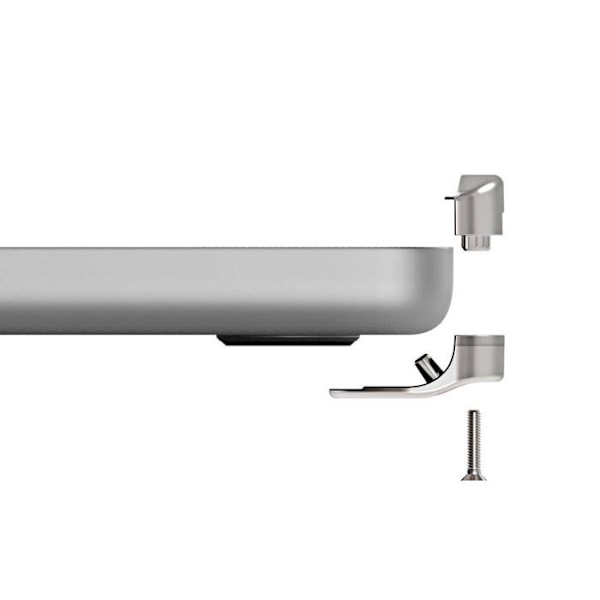 Compulocks - tillbehör - MBPR14LDG01KL - MACBOOK Pro 14-tums Ledge Lock Adapter med nyckellås Silver