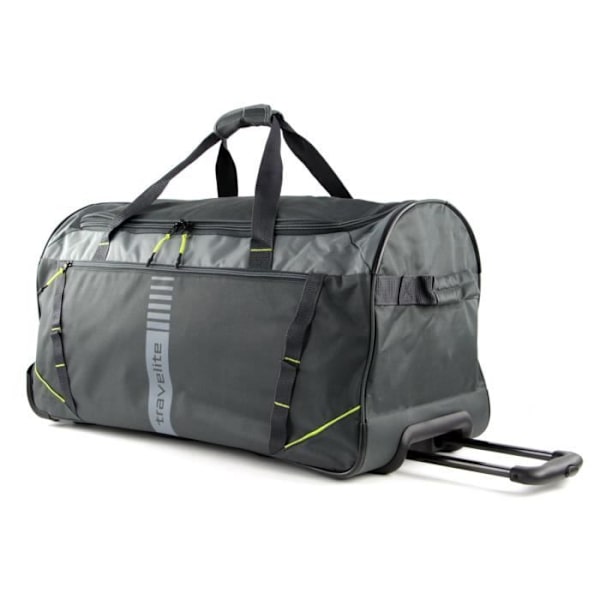 Resevagn - travelite - Basic Active - Anthrazit - 2 hjul - 86L Antrasit/citron (svart/grön)