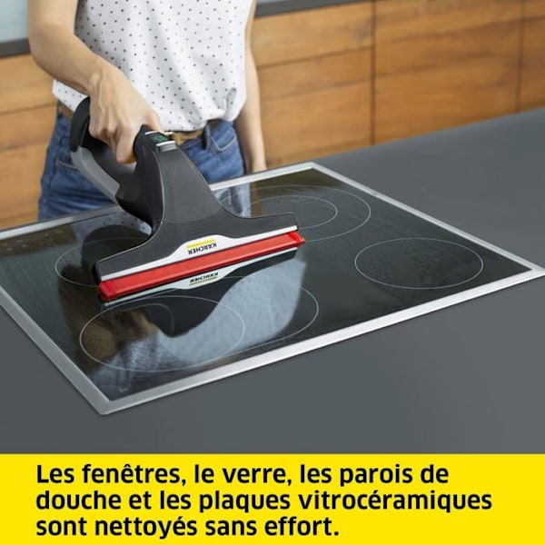 Karcher WV 6 Plus Multi Edition elektrisk fönstertvätt - autonomi 100 min - spruta, mikrofiberduk, 3 skrapor