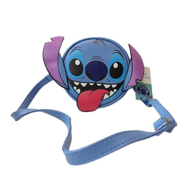 Disney 3D Stitch Rund Väska Blå