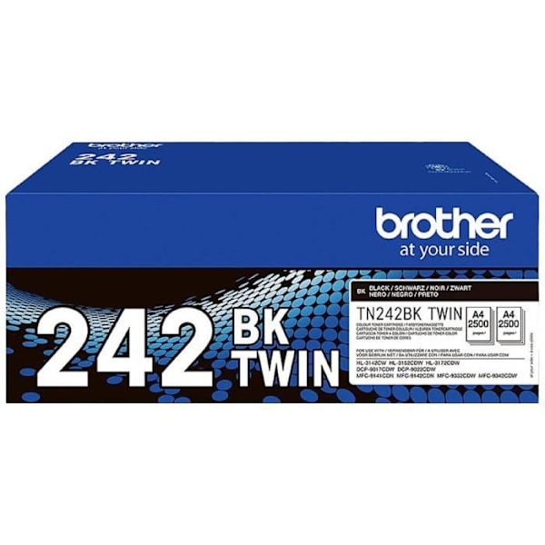 Brother Toner TN-242BKTWIN TN242BKTWIN original svart 2500 sidor