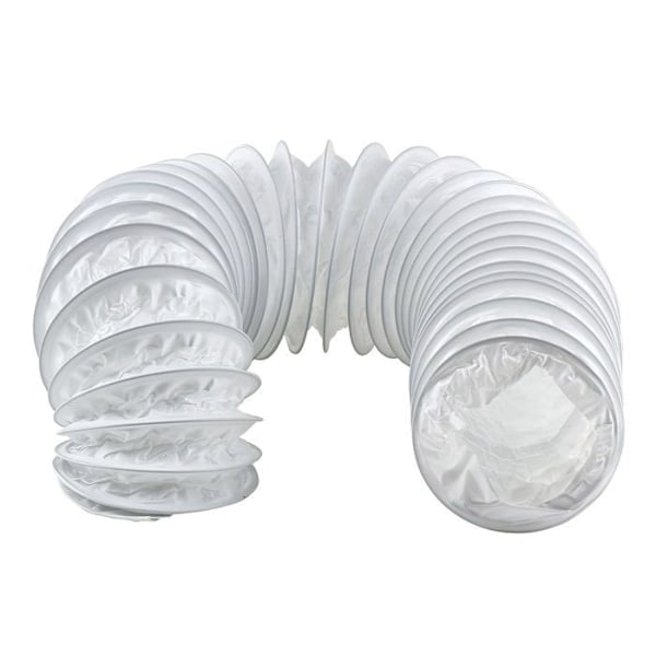 Steinberg14 80mm / 1m Avloppsrör för Luftkonditionering, Torktumlare, Fläkt - Flexibelt PVC-rör