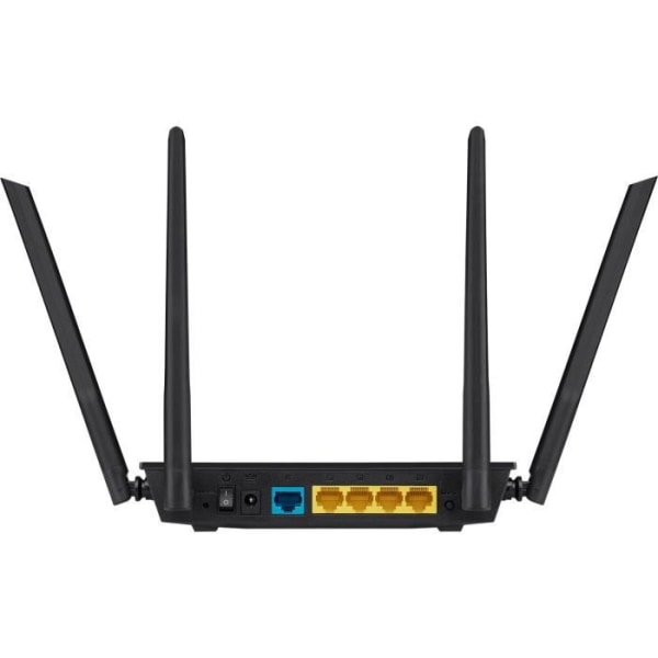 Trådlös router - ASUS - RT-AC1200 v.2 - AC 1200 Mbps Dual Band Wi-Fi-router med 4 externa antenner, 5 Gigabit Ethernet-portar