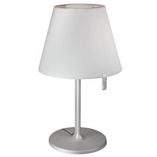 MELAMPO-Alu lampa justerbar skärm Ø23cm pärlgrå Artemide - designad av Adrien Gardère