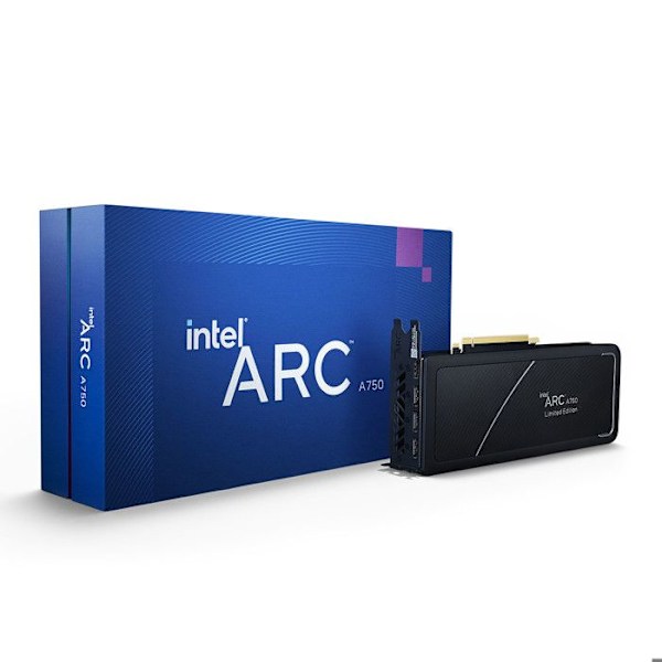 Intel® Arc™ A750 8GB PCI Express 4.0 grafikkort Svart