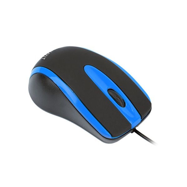 Datormus - HAVIT - MS753 - 1000 DPI - Ergonomisk - Symmetrisk - Svart/Blå Svart + blå