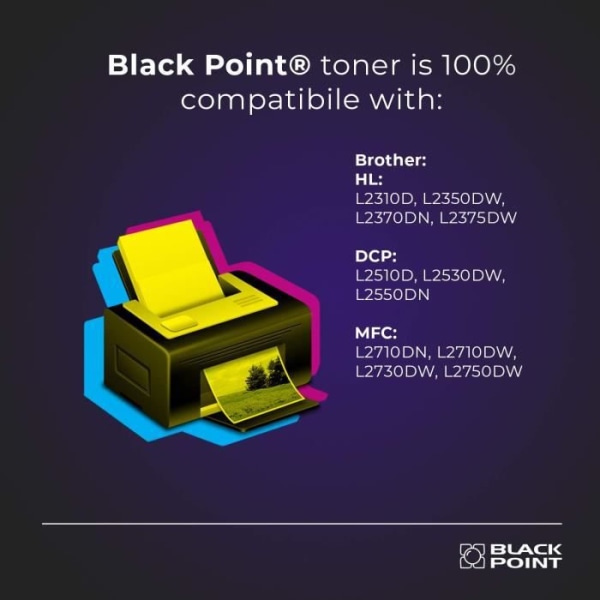 Toner 2 st. Kompatibel med TN-2420 - svart - för Brother: HL: L2310D, L2350DW, L2370DN, L2375DW DCP: L2510D, L2530DW,
