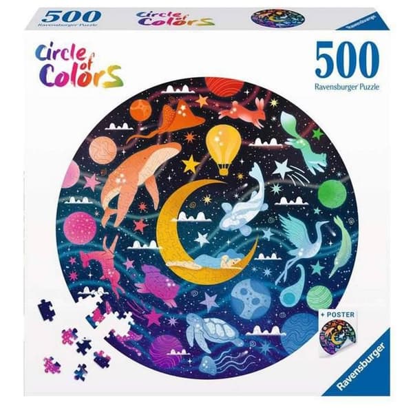 500 bitar runt pussel: Dreams (Circle of colors)