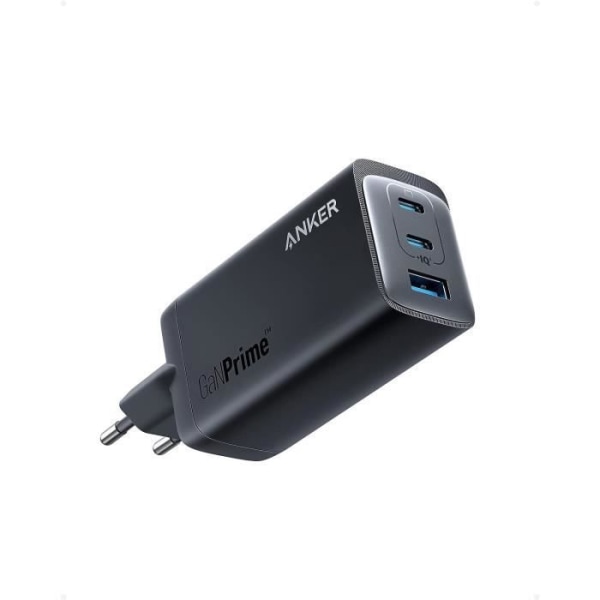 Anker 737 - GaNPrime 120W USB-C laddare - 3-portars kompakt väggladdare