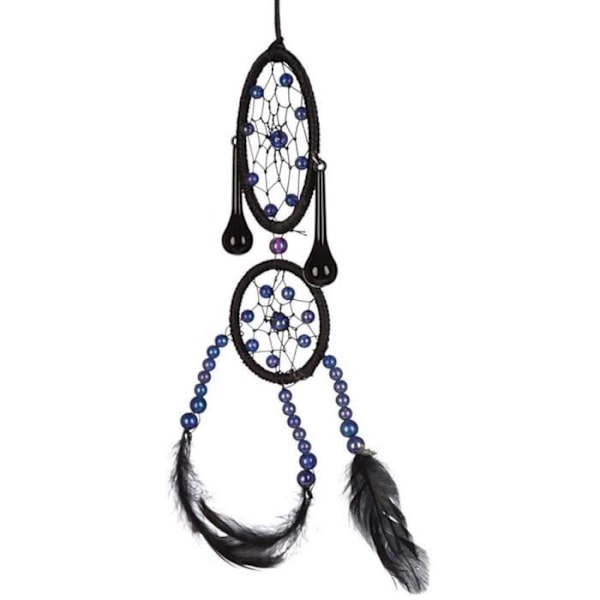 Puckator Dekorativ Tissé Noir Drömfångare, Multi, Höjd 21cm Bredd 8cm Djup 1cm Ring Diameter 5-7cm