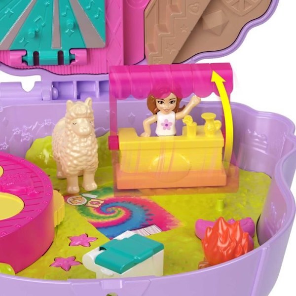 Polly Pocket-Adventures of the Lama Box Set HKV33 Flerfärgad