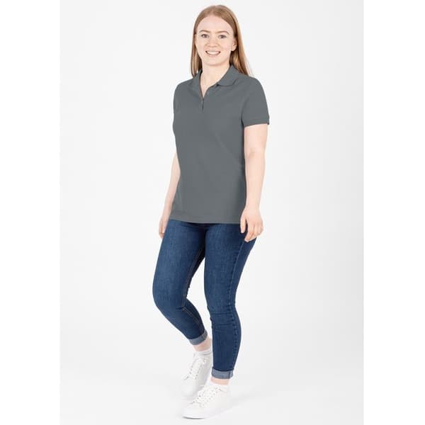 Jako Organic dam polo - grå Grå 46