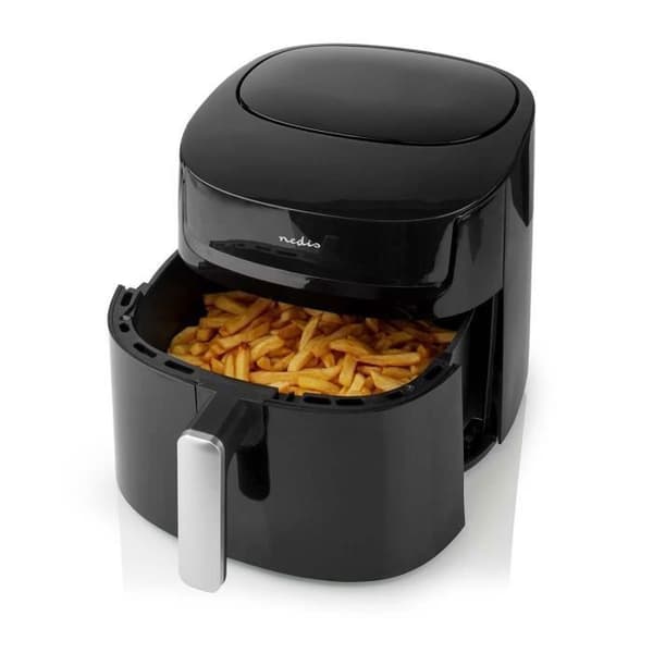 Luftfritös - NEDIS - Digital 7.2L - 1800W - 40-220°C - Timer 240 min Svart