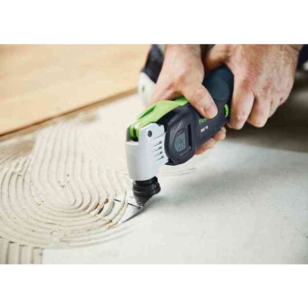 Oscillerande såg 18V OSC 18 HPC 4.0 EI-Plus + 4 Ah batteri + laddare + Systainer box - FESTOOL - 576595