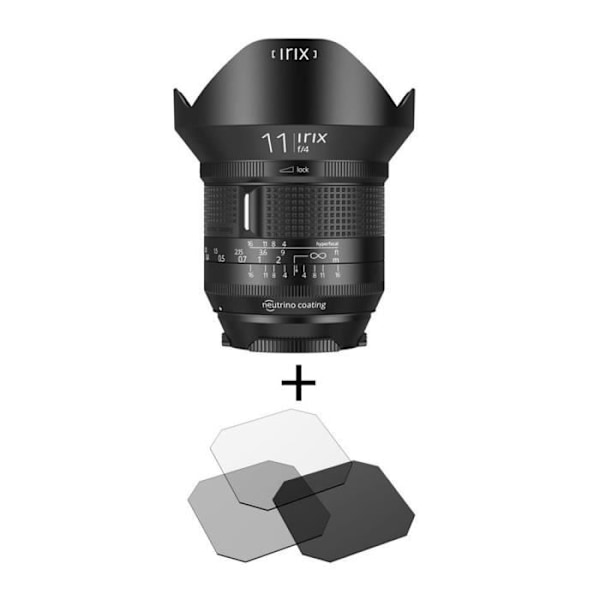 Irix Firefly 11 mm f/4.0 objektiv för Pentax K - F/4.0 bländare - märke Irix Svart