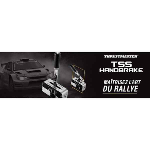 Progressiv handbroms och sekventiell växellåda - THRUSTMASTER - TSS Handbroms WW VERSION - Bemästra konsten att rally svart och grått