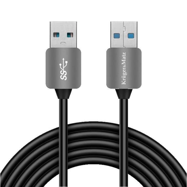 USB 3.0-kabel Kruger&Matz | Hane - Hane | 1,0 m