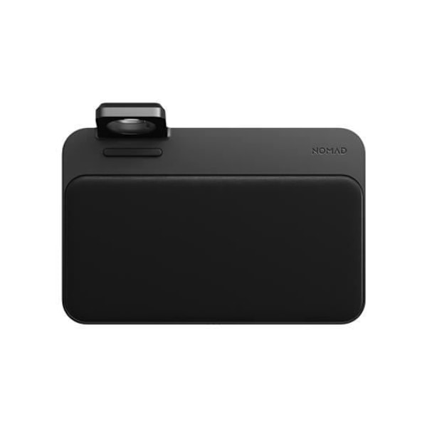 Laddstation - Nomad - Basstation V2 - Trådlös laddning - Kompatibel med Apple Watch - 2 USB-portar Svart