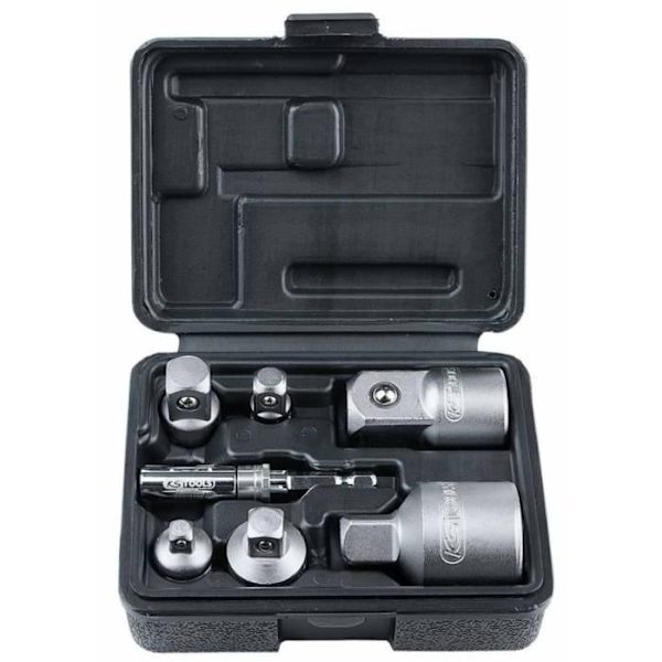 KS Tools 7-delad adaptersats för hylsor och bits 917.0707