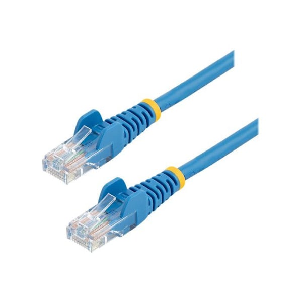 STARTECH Cat5e UTP nätverkskabel utan krok - 10 m Blå - Anti-snag RJ45 Ethernet-kabel - Patchkabel