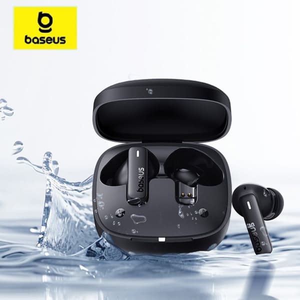 Trådlösa hörlurar - Baseus - Bowie E19 - Bluetooth 5.3 - True Wireless - IPX5 Vit