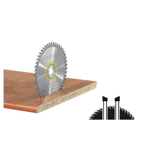 Cirkelsågklinga Trä Finskuren 260x30x2,5 mm för trä W80 - 480 tänder - FESTOOL - 494605