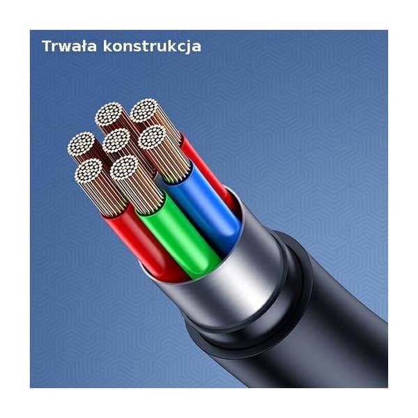 USAMS 1m Snabbladdnings Micro-USB Kabel Svart
