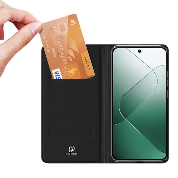 Etui för Xiaomi 14 - Dux Ducis - Skin Pro - Svart - Semi-rigadt - Hög kvalitet Svart