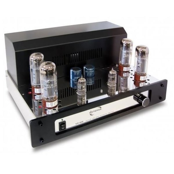 Förstärkare - Dynavox - VR-80E - 80 W - 1 % DHT - RCA Svart, krom