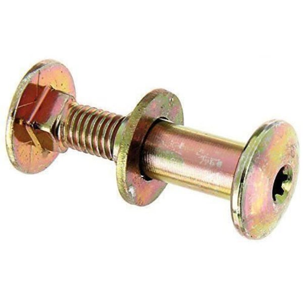 GAH-Alberts Multi-Fix-vis platt huvud med mutter Hylsa Paket med 2, Gul, - 338312