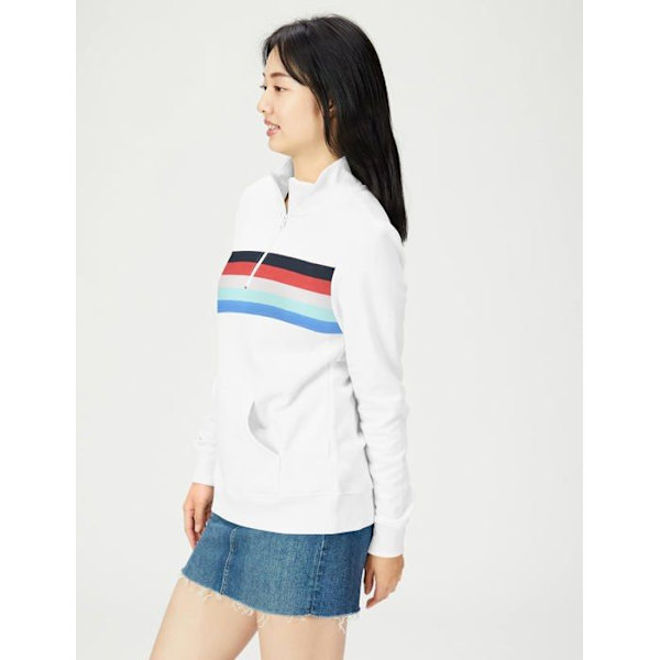 Jacka - peacoat - kappa - kavaj Essentials - AE18111988-Multi-Medium Vit, flera ränder M