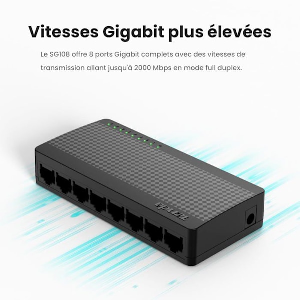 Switch - hub ethernet - injektor Tenda - SG108 V4.0