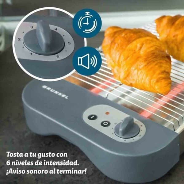 Brödrost - GRUNKEL - TSP-MINISIZE - 300 W - 2 skivor - Blå Blå