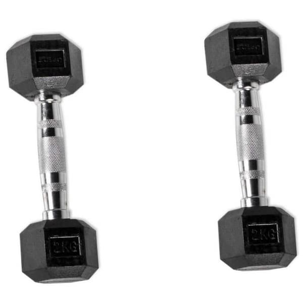 O'Live hexagonala hantlar (2 stycken) 2 kg