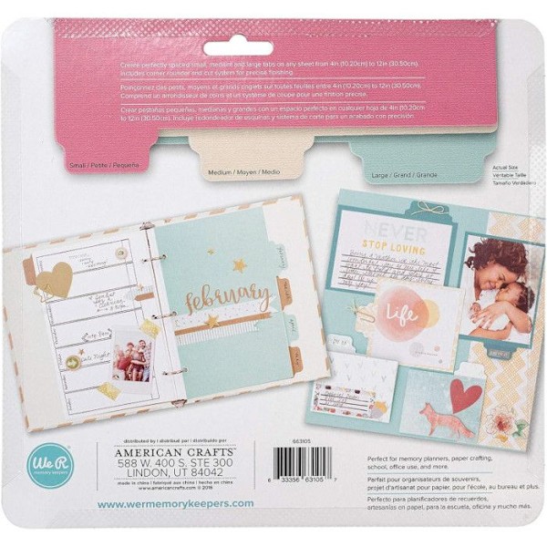 Tab Punch Board We R Memory Keepers