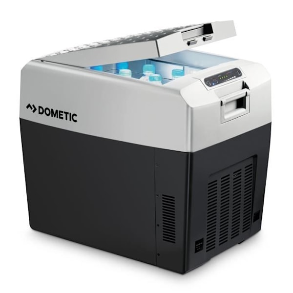 33 L termoelektrisk kylare - DOMETIC TCX 35 ACDC - 12/24/230 V - Varm/Kall Grå och svart