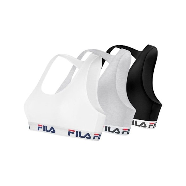Fila bh i bomull 6042 Set med 3 Dam Flerfärgad jag