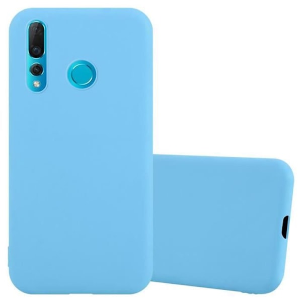 Coque - CADORABO - Huawei NOVA 4 - Candy Blå - Skydd i silikon TPU - Trendig design Candy Blue