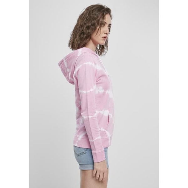 Urban Classics tie dye sweatshirt för kvinnor Rosa XS