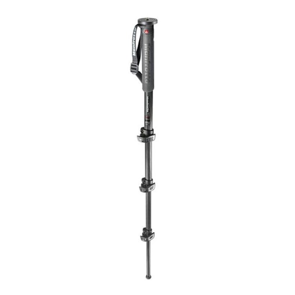 Manfrotto karbon monopod mpmxproc4 4-sektioner med quick power