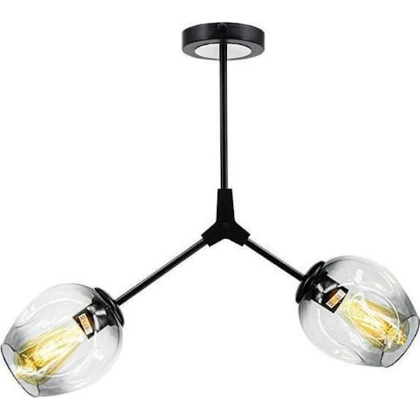 Plafonnier Mdeco - 1962/2 SVART - TR