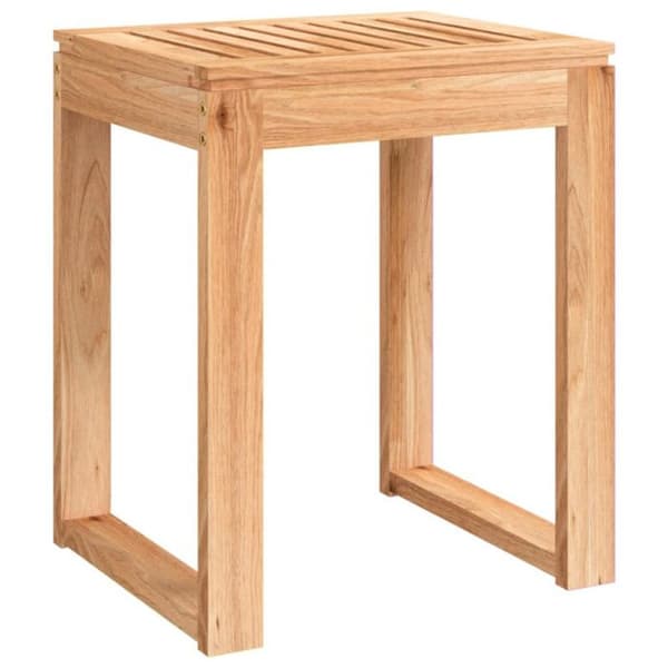 Badstub stool 40x30x46 cm Massivt valnötsträ