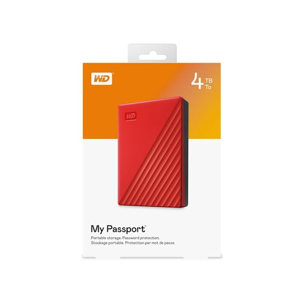 Wd My Passport™ 4TB extern hårddisk