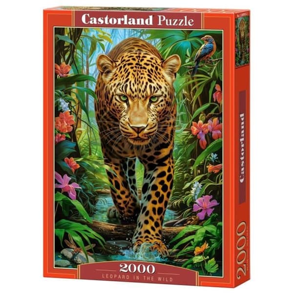 Castorland - Pussel "Leopard i naturen" — 2000 bitar