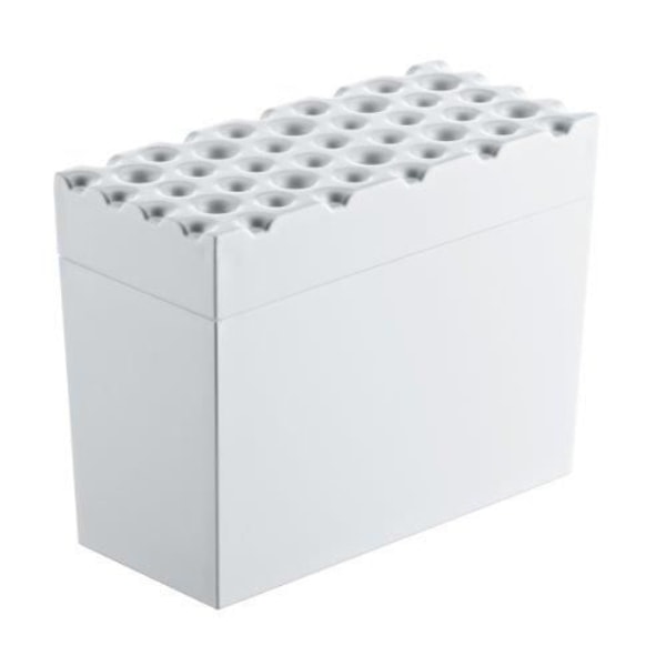 Koziol vit plastförvaringslåda 9 x 18 x 14,6 cm - 3042525