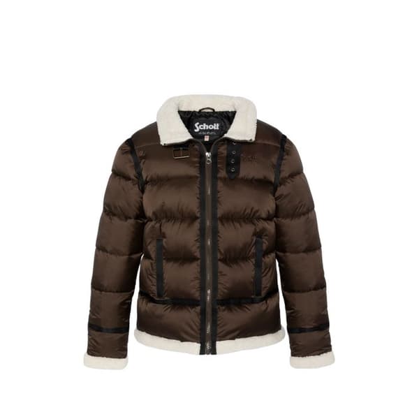 Herreskinnjacka Schott Ref 64100 Brun brun XXL