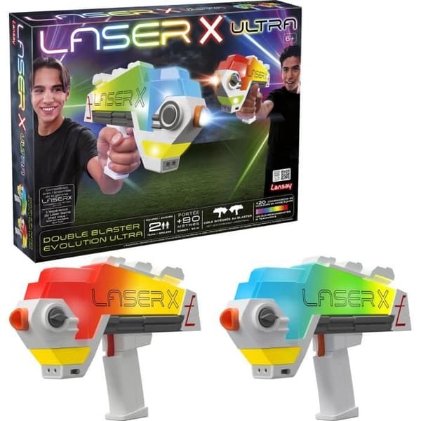 Laserspel - LANSAY - 87552 - Laser X - Double Blaster Evolution Ultra Flerfärgad