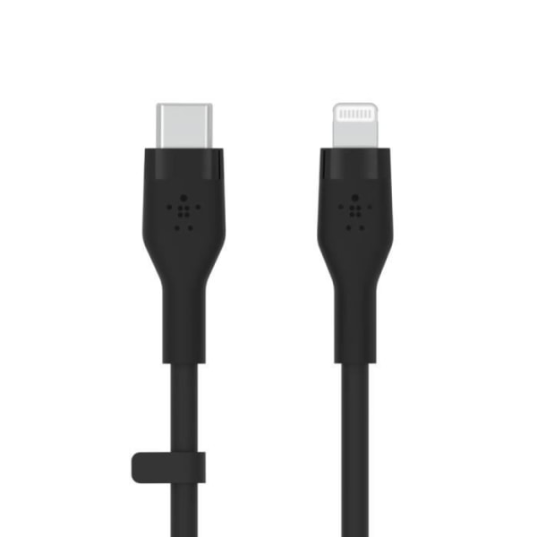 BELKIN FLEX LIGHTNING-USB-C 15W 3M, MFI, 15W, SVART CAA009BT3MBK