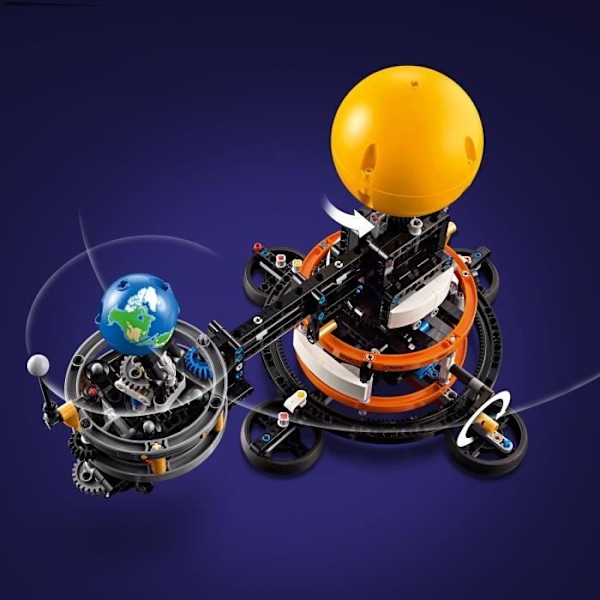 LEGO Technic 42179 kretsande planeten jorden och månen, leksak, solsystemtema