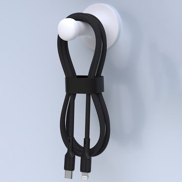 USB-C - Lightning-kabel för iPhone 30 W 1 m - Svart